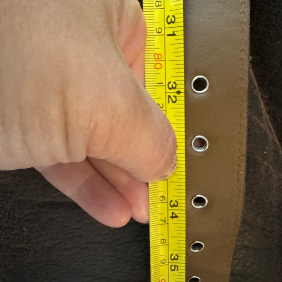 Fossil Patchwork Leather belt Genuine Suede Size M Multi Color Hippy Granny 90s - Picture 12 of 12